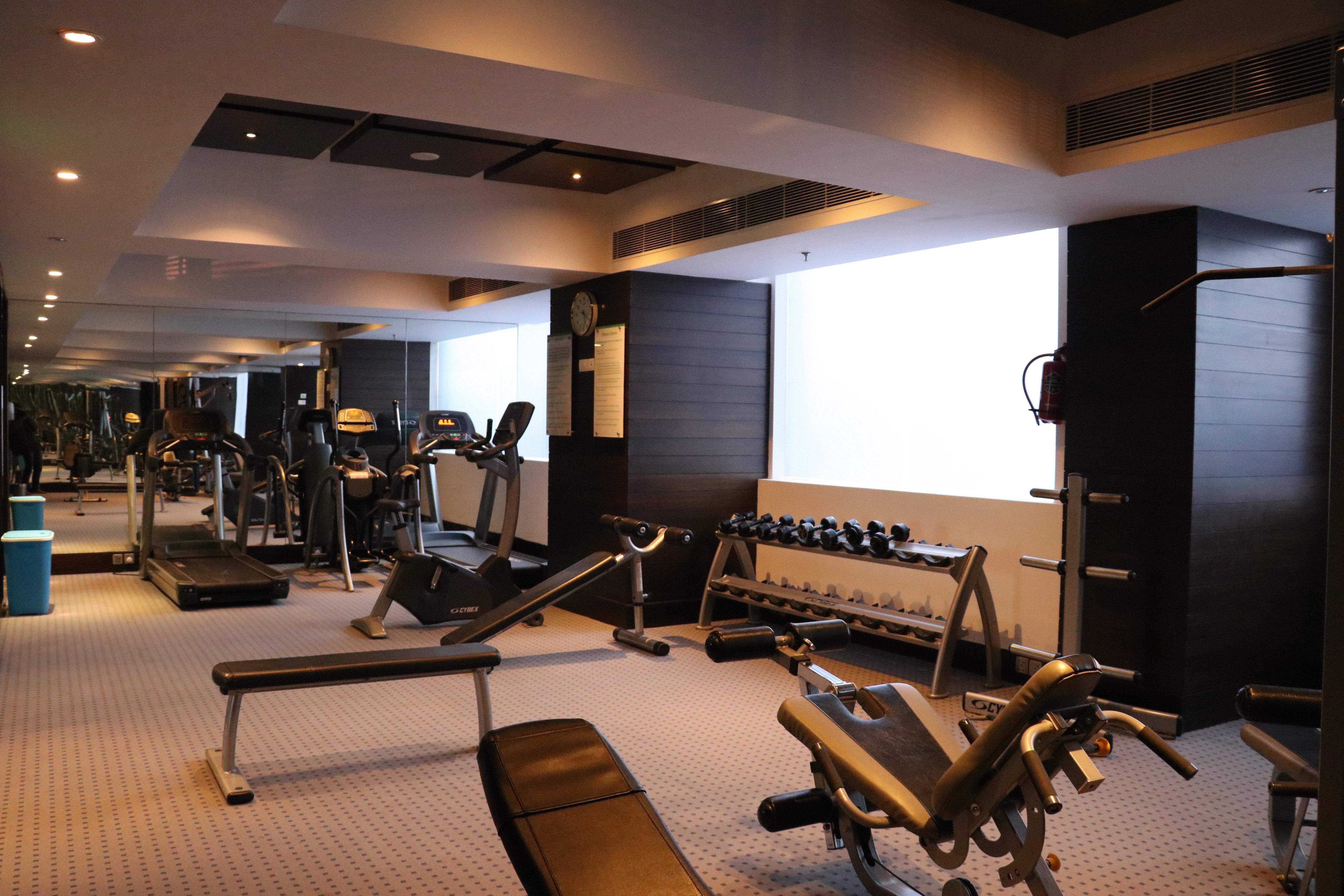 Holiday Inn Chandigarh Panchkula, An Ihg Hotel Eksteriør bilde The gym at the hotel