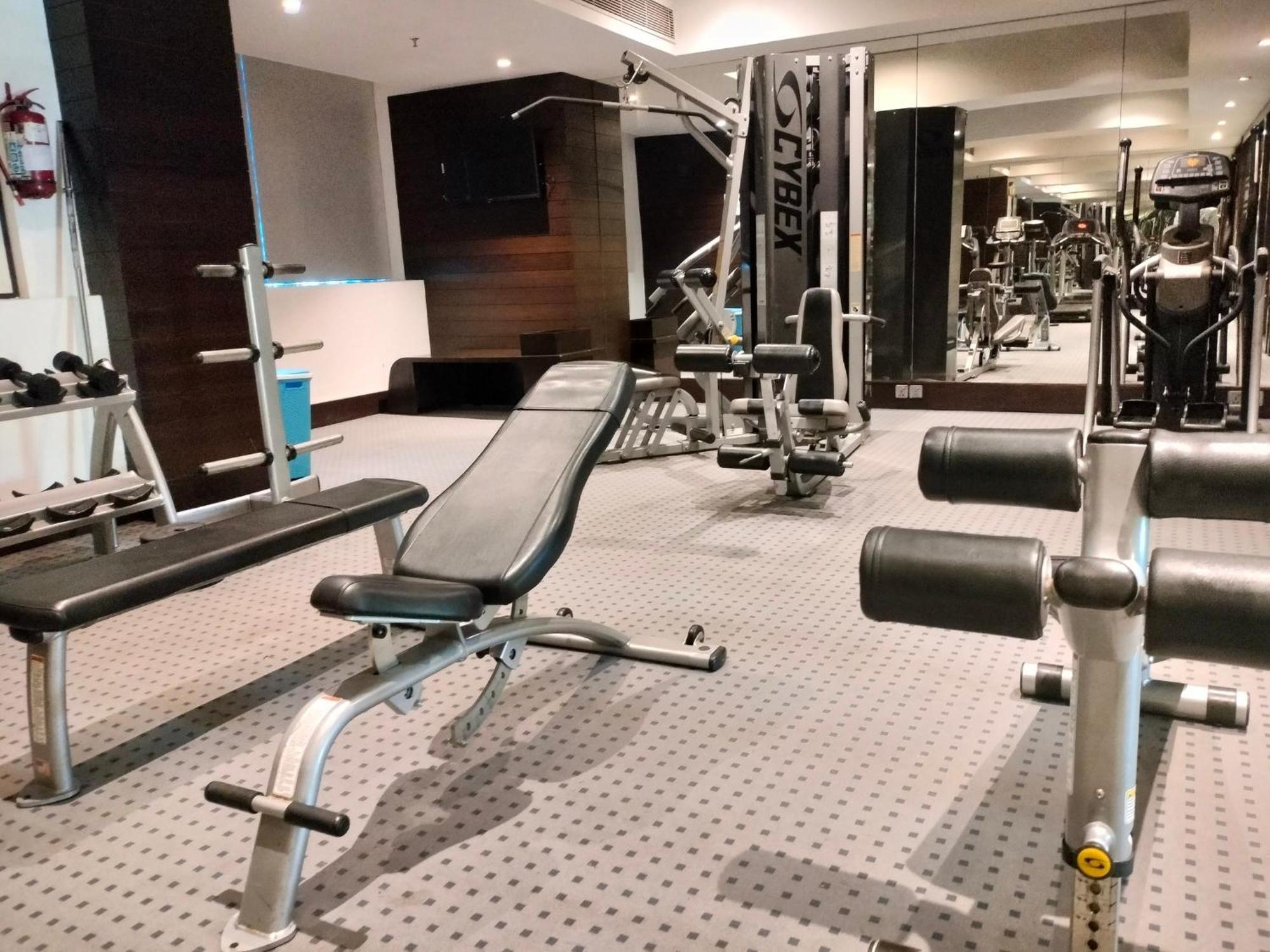 Holiday Inn Chandigarh Panchkula, An Ihg Hotel Eksteriør bilde The gym at the hotel